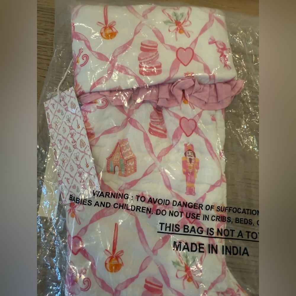 LoveShackFancy Roller Rabbit Nutcracker Collection, Christmas Stocking - Picture 4 of 5